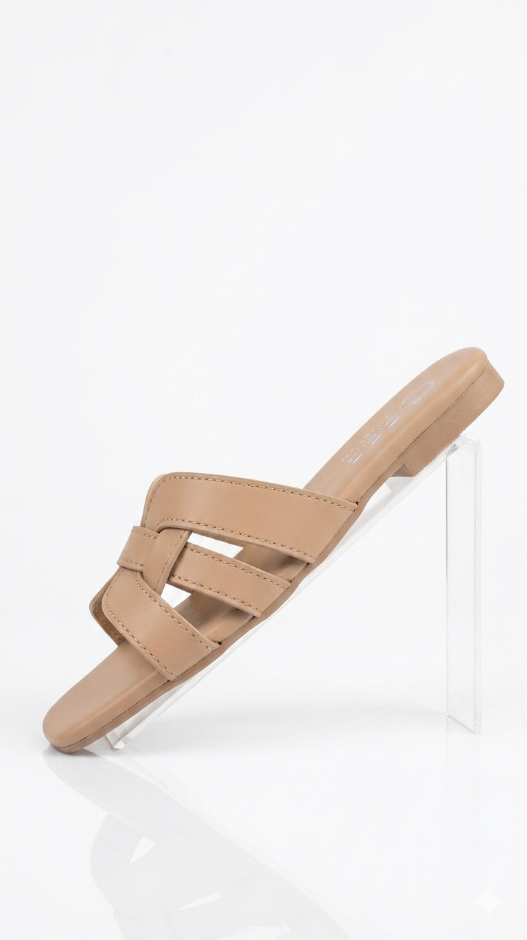 Beige Haze Women's Flat Sandals