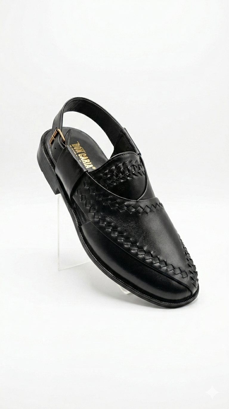 Hand-Braided Cow Leather Peshawari