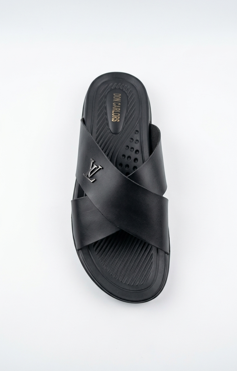 DC-5017 Leather Therapeutic Comfort Slippers