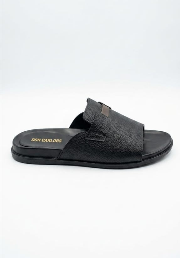 DC-2513 Men's Medicated Leather Slippers