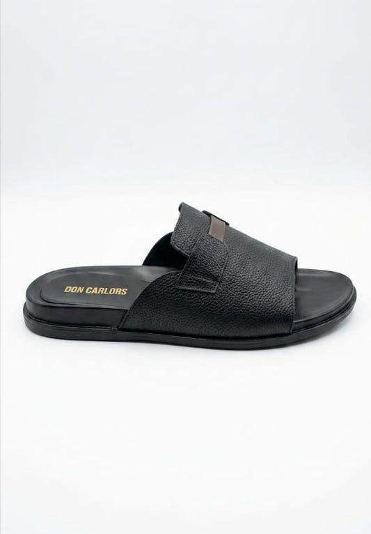 DC-2513 Men's Medicated Leather Slippers