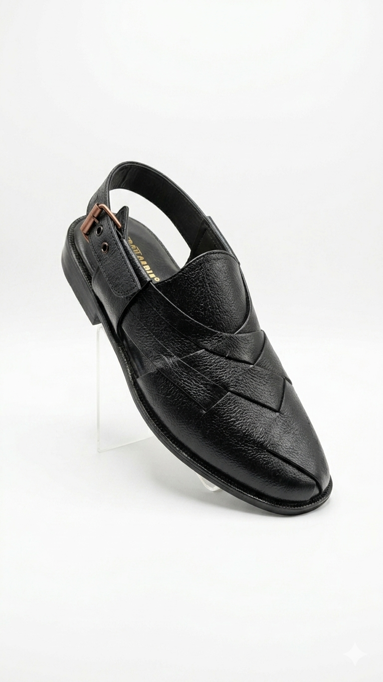 Mens Leather Peshawari Traditional Kheri Sandals