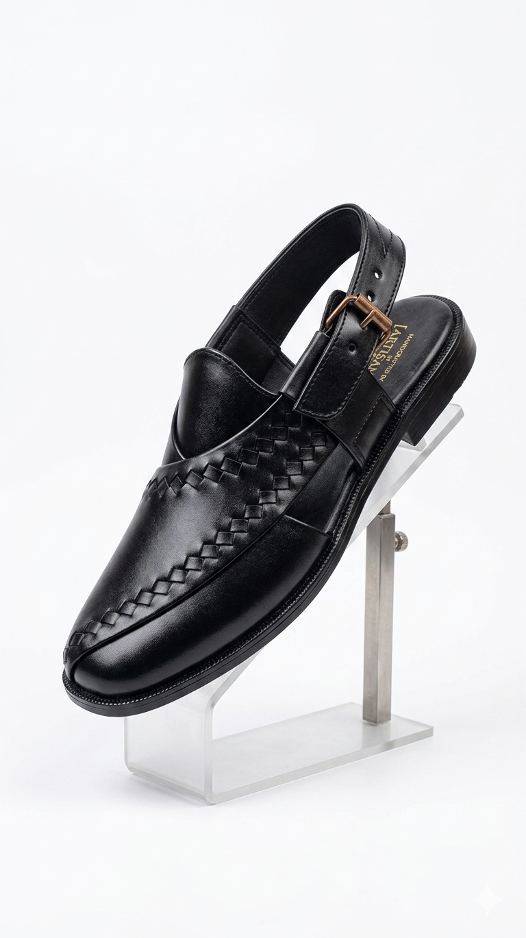 Hand-Braided Cow Leather Peshawari